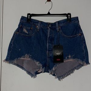 501 high-rise LEVIS shorts